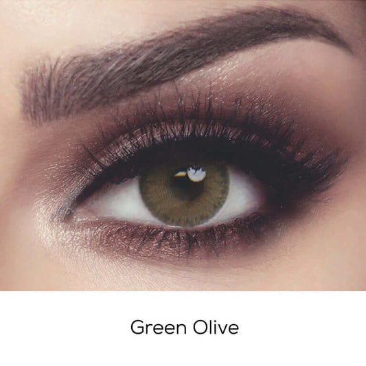 Elite Green Olive - Colour Lenses